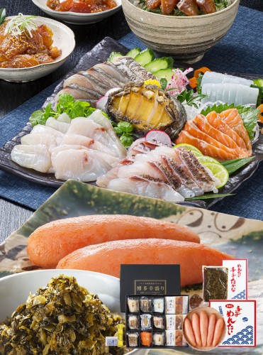 送料無料 厳選盛合わせ博多幸盛り&福さ屋ご贈答セット 福さ屋 辛子明太子 明太子 お歳暮 冬ギフト