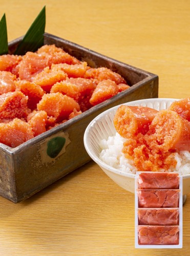 【送料無料】無色辛子めんたい並切れバラ子250g×4