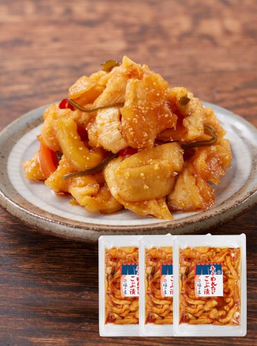 辛子めんたいごぶ漬 100g×3袋セット
